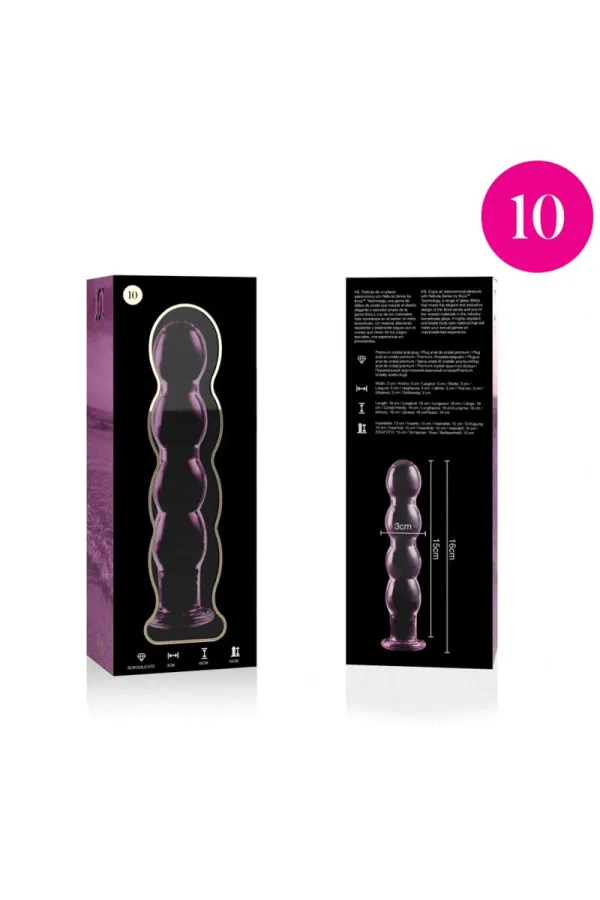 Modell 10 Dildo Borosilikatglas 16,5 X 3,5 cm Rosa von Nebula Series By Ibiza kaufen - Fesselliebe