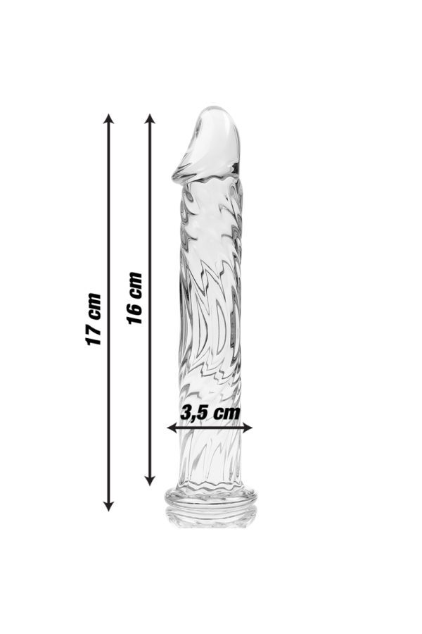 Modell 12 Dildo Borosilikatglas Klar 17 cm -O- 3.5 cm von Nebula Series By Ibiza kaufen | Fesselliebe