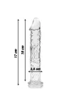 Modell 12 Dildo Borosilikatglas 17 X 3,5 cm Klar von Nebula Series By Ibiza kaufen - Fesselliebe