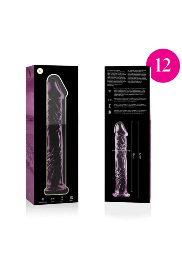 Modell 12 Dildo Borosilikatglas 17 X 3,5 cm Rosa von Nebula Series By Ibiza kaufen - Fesselliebe