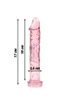 Modell 12 Dildo Borosilikatglas 17 X 3,5 cm Rosa von Nebula Series By Ibiza kaufen - Fesselliebe