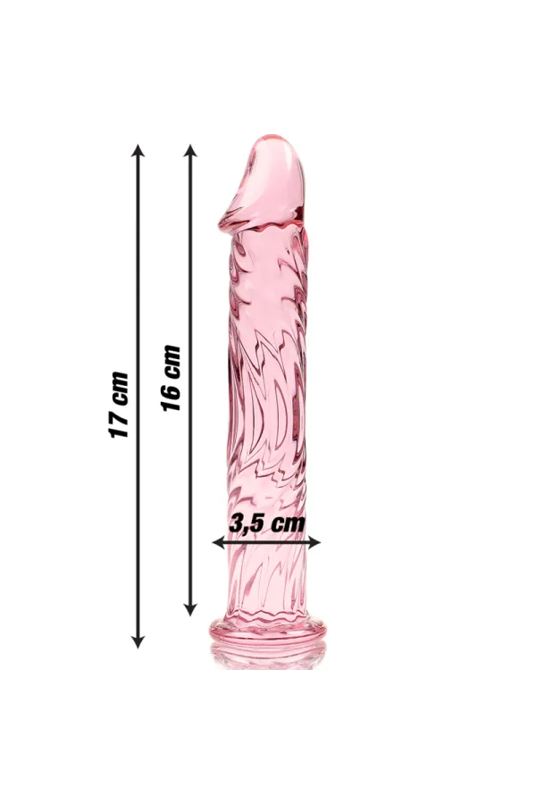 Modell 12 Dildo Borosilikatglas 17 X 3,5 cm Rosa von Nebula Series By Ibiza kaufen - Fesselliebe