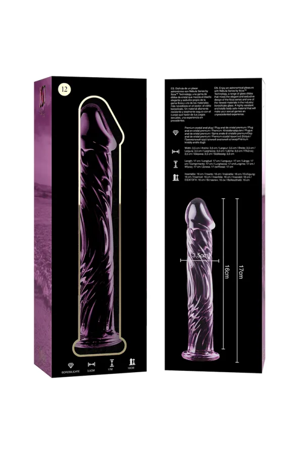 Modell 12 Dildo Borosilikatglas 17 X 3,5 cm Rosa von Nebula Series By Ibiza kaufen - Fesselliebe