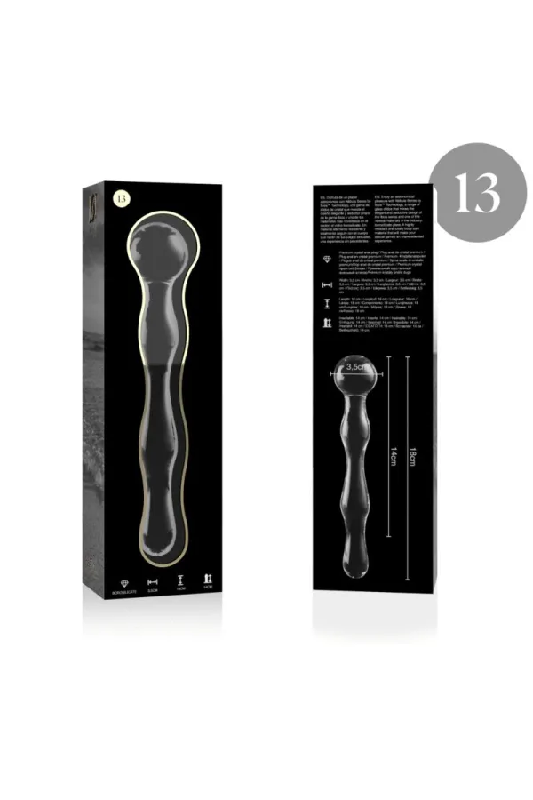 Modell 13 Dildo Borosilikatglas 18 X 3,5 cm Klar von Nebula Series By Ibiza kaufen - Fesselliebe