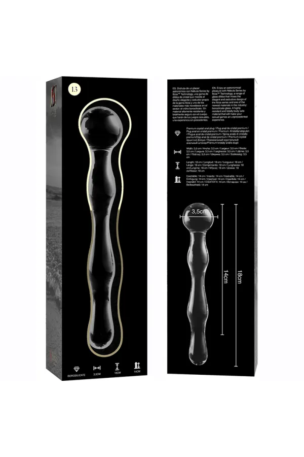 Modell 13 Dildo Borosilikatglas 18 X 3,5 cm Klar von Nebula Series By Ibiza kaufen - Fesselliebe