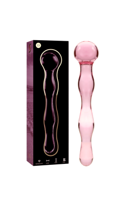 Modell 13 Dildo Borosilikatglas Rosa 18 cm -O- 3.5 cm von Nebula Series By Ibiza kaufen | Fesselliebe