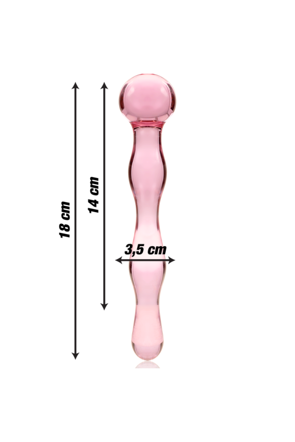 Modell 13 Dildo Borosilikatglas Rosa 18 cm -O- 3.5 cm von Nebula Series By Ibiza kaufen | Fesselliebe
