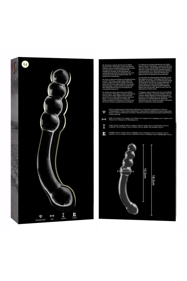 Modell 14 Dildo Borosilikatglas 18,5 X 3 cm Klar von Nebula Series By Ibiza kaufen - Fesselliebe