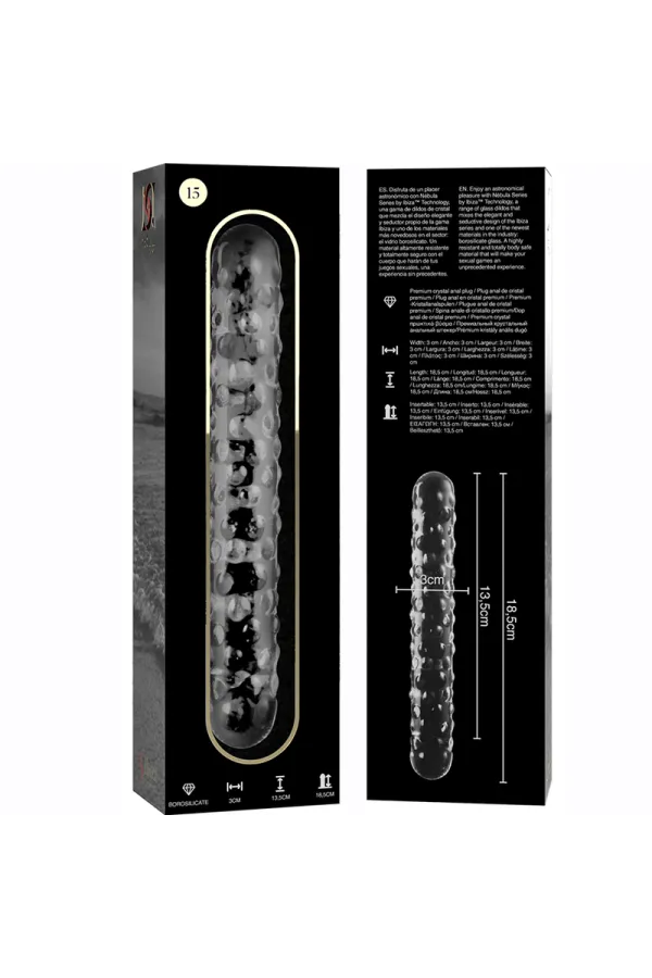 Modell 15 Dildo Borosilikatglas 18,5 X 3 cm Klar von Nebula Series By Ibiza kaufen - Fesselliebe