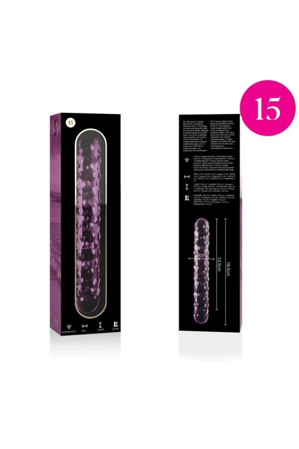 Modell 15 Dildo Borosilikatglas 18,5 X 3 cm Rosa von Nebula Series By Ibiza kaufen - Fesselliebe