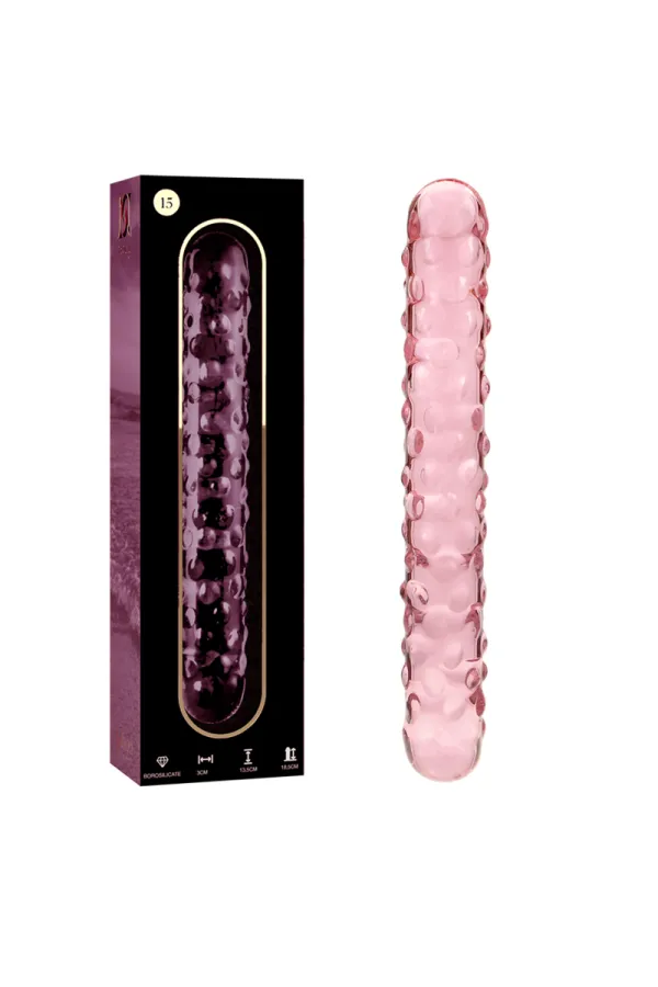 Modell 15 Dildo Borosilikatglas 18,5 X 3 cm Rosa von Nebula Series By Ibiza kaufen - Fesselliebe