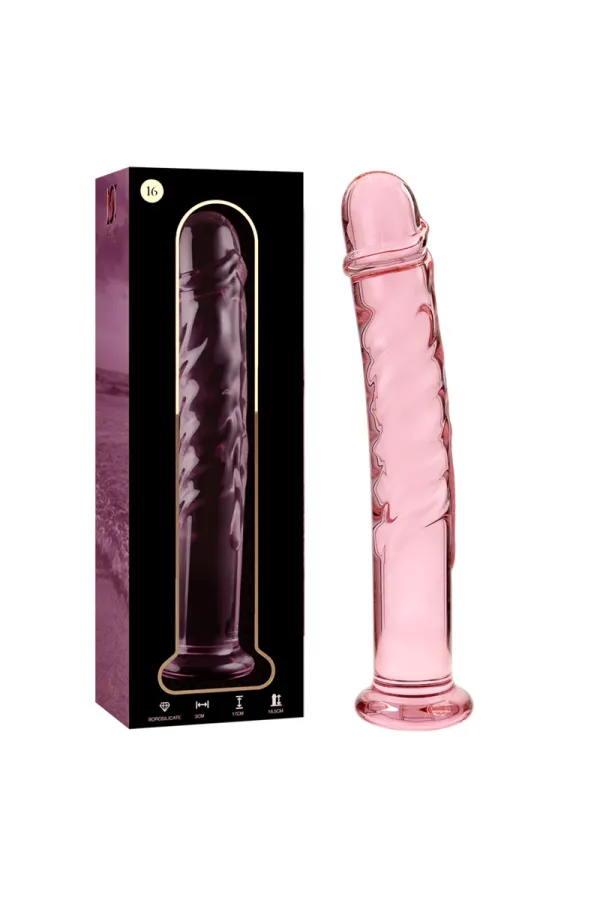 Modell 16 Dildo Borosilikatglas 18,5 X 3 cm Rosa von Nebula Series By Ibiza kaufen - Fesselliebe