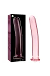 Modell 17 Dildo Borosilikatglas 18,5 X 3 cm Rosa von Nebula Series By Ibiza