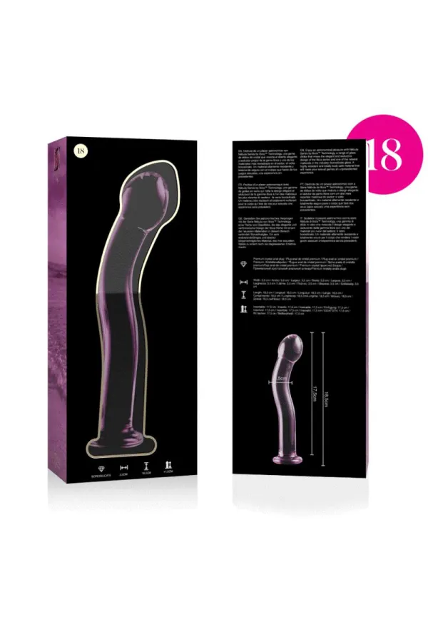 Modell 18 Dildo Borosilikatglas 18,5 X 3,5 cm Rosa von Nebula Series By Ibiza kaufen - Fesselliebe