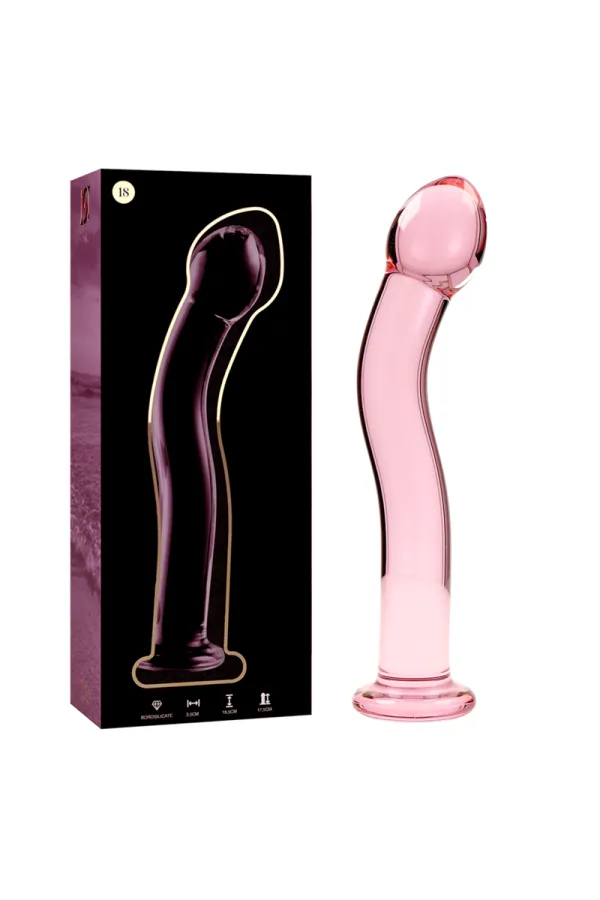 Modell 18 Dildo Borosilikatglas 18,5 X 3,5 cm Rosa von Nebula Series By Ibiza kaufen - Fesselliebe