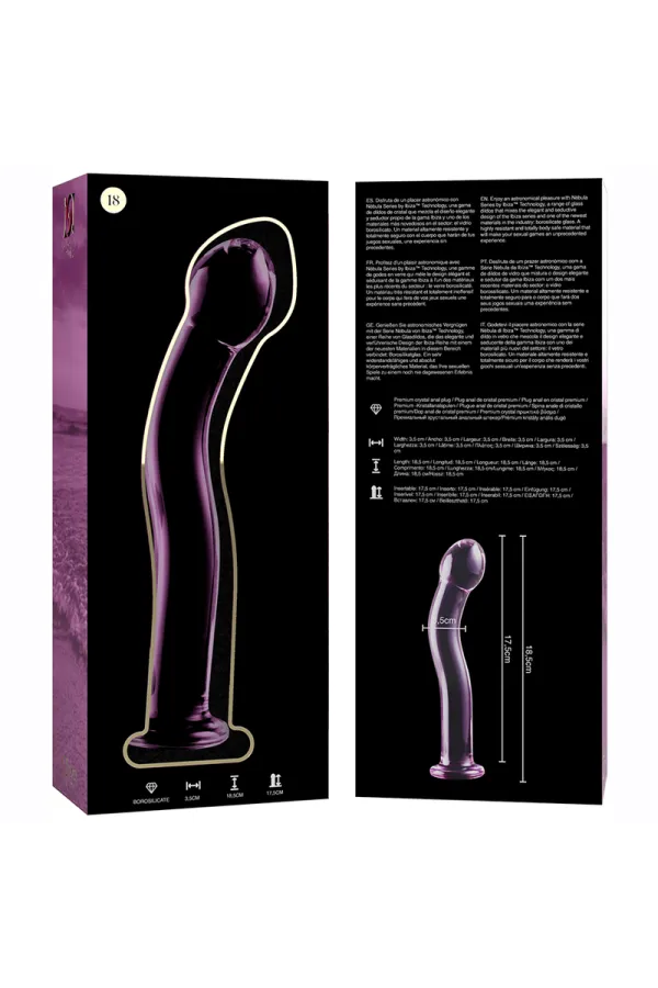 Modell 18 Dildo Borosilikatglas 18,5 X 3,5 cm Rosa von Nebula Series By Ibiza kaufen - Fesselliebe