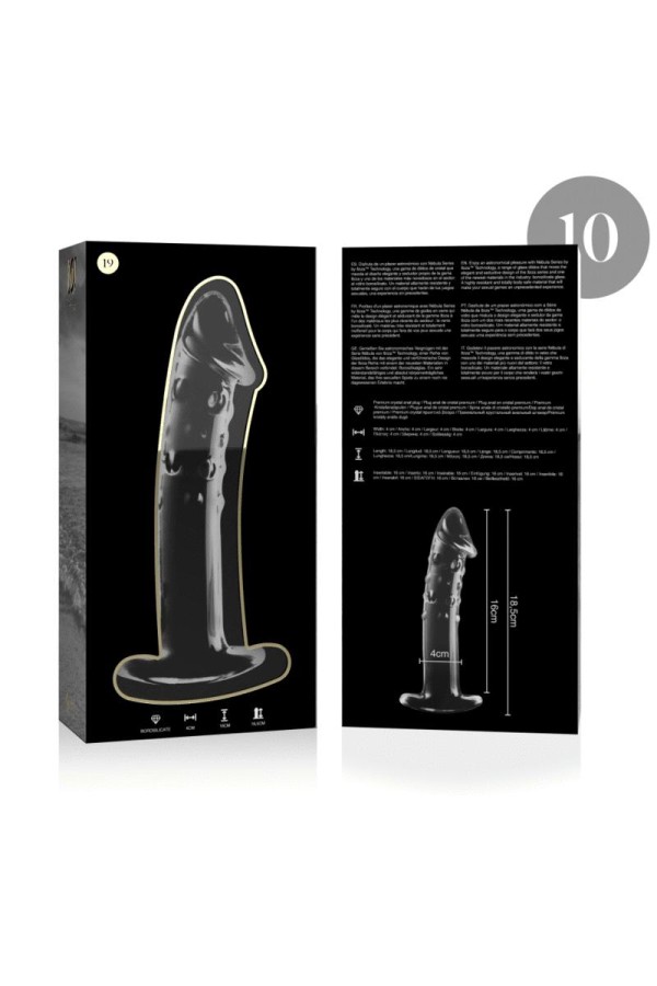 Modell 19 Dildo Borosilikatglas Klar 18.5 cm -O- 4 cm von Nebula Series By Ibiza kaufen | Fesselliebe