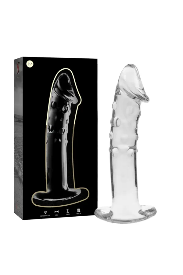 Modell 19 Dildo Borosilikatglas 18,5 X 4 cm Klar von Nebula Series By Ibiza