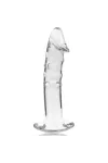 Modell 19 Dildo Borosilikatglas 18,5 X 4 cm Klar von Nebula Series By Ibiza