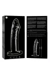 Modell 19 Dildo Borosilikatglas 18,5 X 4 cm Klar von Nebula Series By Ibiza