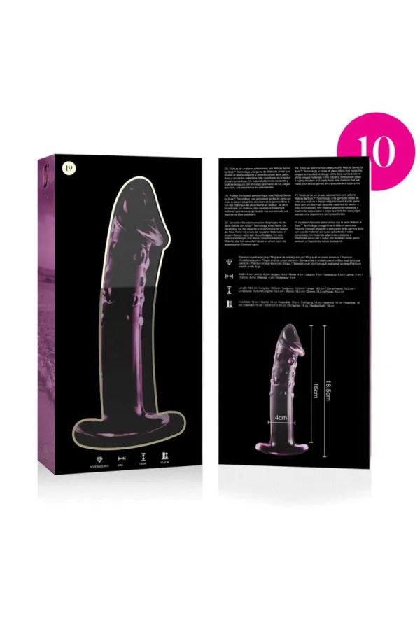 Modell 19 Dildo Borosilikatglas 18,5 X 4 cm Rosa von Nebula Series By Ibiza kaufen - Fesselliebe