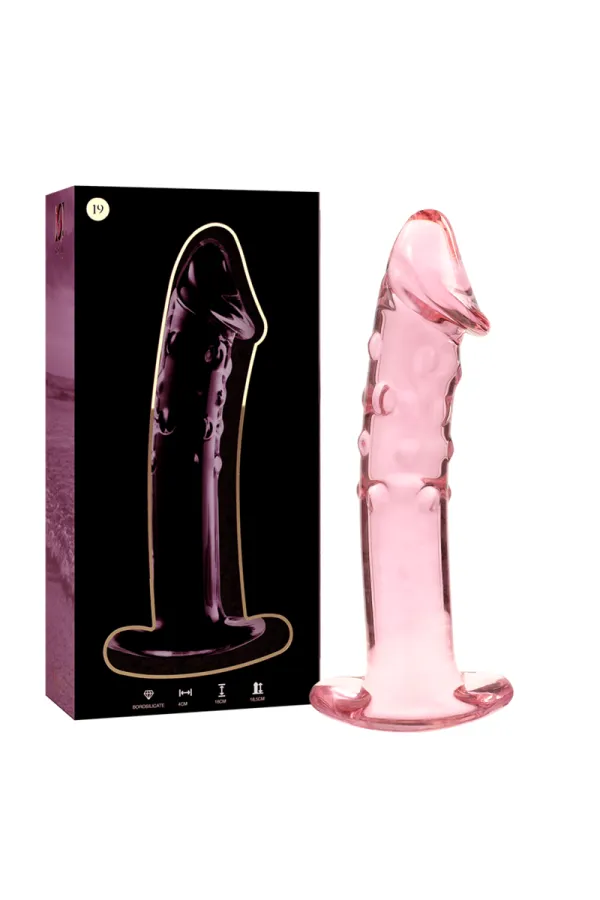 Modell 19 Dildo Borosilikatglas 18,5 X 4 cm Rosa von Nebula Series By Ibiza kaufen - Fesselliebe