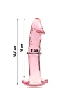 Modell 19 Dildo Borosilikatglas 18,5 X 4 cm Rosa von Nebula Series By Ibiza kaufen - Fesselliebe