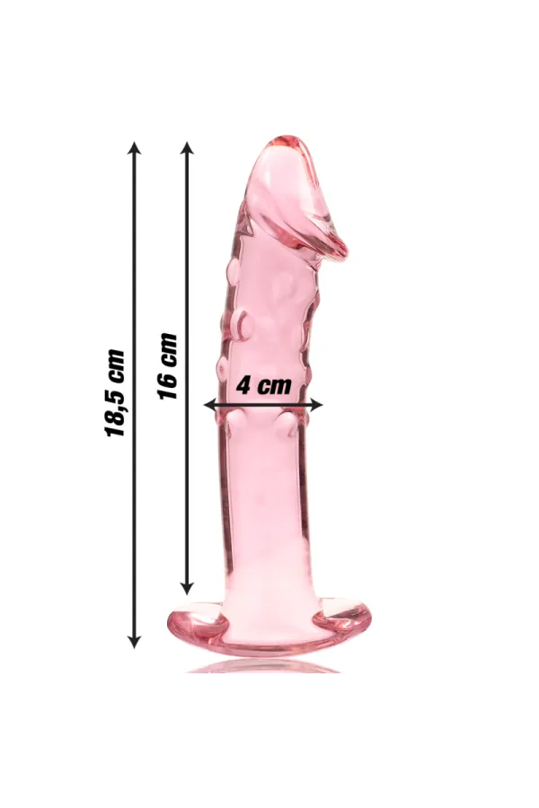 Modell 19 Dildo Borosilikatglas 18,5 X 4 cm Rosa von Nebula Series By Ibiza kaufen - Fesselliebe