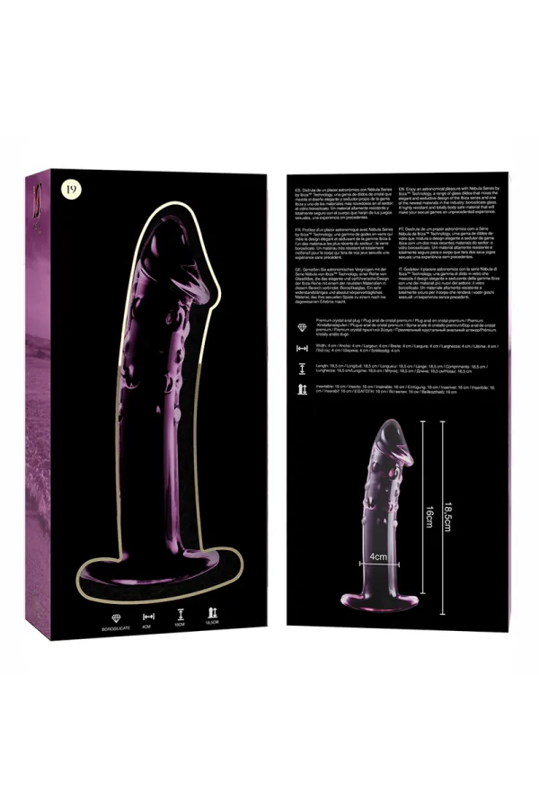 Modell 19 Dildo Borosilikatglas 18,5 X 4 cm Rosa von Nebula Series By Ibiza kaufen - Fesselliebe