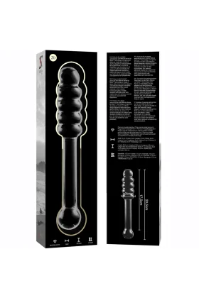 Modell 20 Dildo Borosilikatglas Klar 20.5 cm -O- 3 cm von Nebula Series By Ibiza