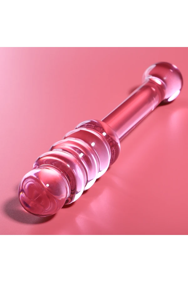 Modell 20 Dildo Borosilikatglas Rosa 20.5 cm -O- 3 cm von Nebula Series By Ibiza