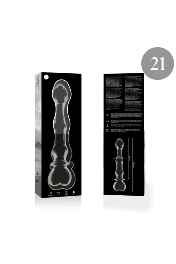 Modell 21 Dildo Borosilikatglas Klar 20.5 cm -O- 3.5 cm von Nebula Series By Ibiza kaufen | Fesselliebe