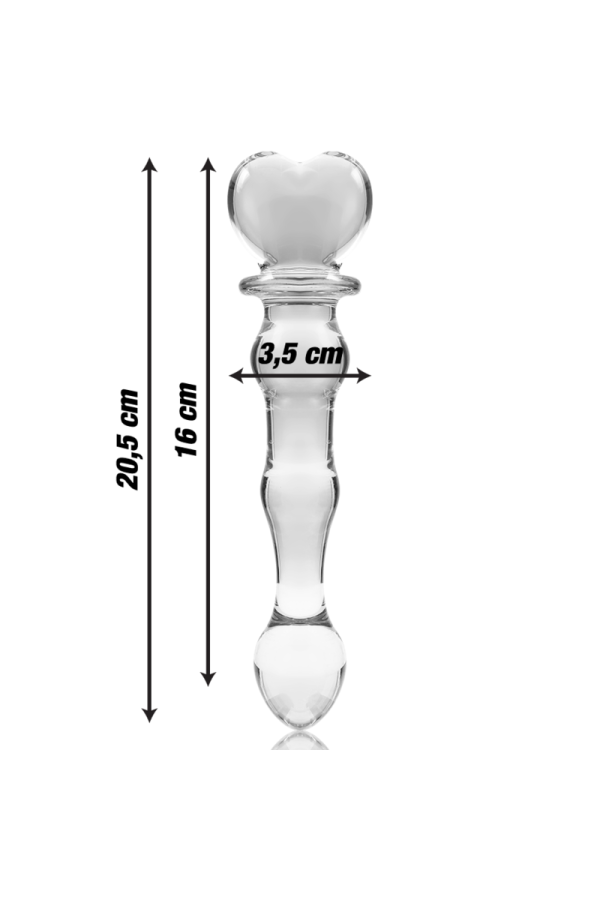 Modell 21 Dildo Borosilikatglas Klar 20.5 cm -O- 3.5 cm von Nebula Series By Ibiza kaufen | Fesselliebe