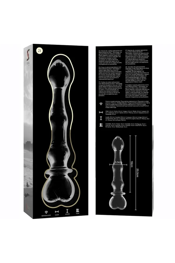 Modell 21 Dildo Borosilikatglas 20,5 X 3,5 cm Klar von Nebula Series By Ibiza kaufen - Fesselliebe