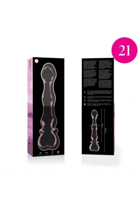 Modell 21 Dildo Borosilikatglas Rosa 20.5 cm -O- 3.5 cm von Nebula Series By Ibiza kaufen | Fesselliebe