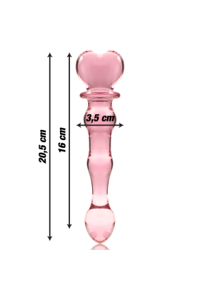 Modell 21 Dildo Borosilikatglas Rosa 20.5 cm -O- 3.5 cm von Nebula Series By Ibiza kaufen | Fesselliebe