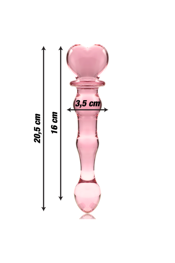 Modell 21 Dildo Borosilikatglas Rosa 20.5 cm -O- 3.5 cm von Nebula Series By Ibiza kaufen | Fesselliebe