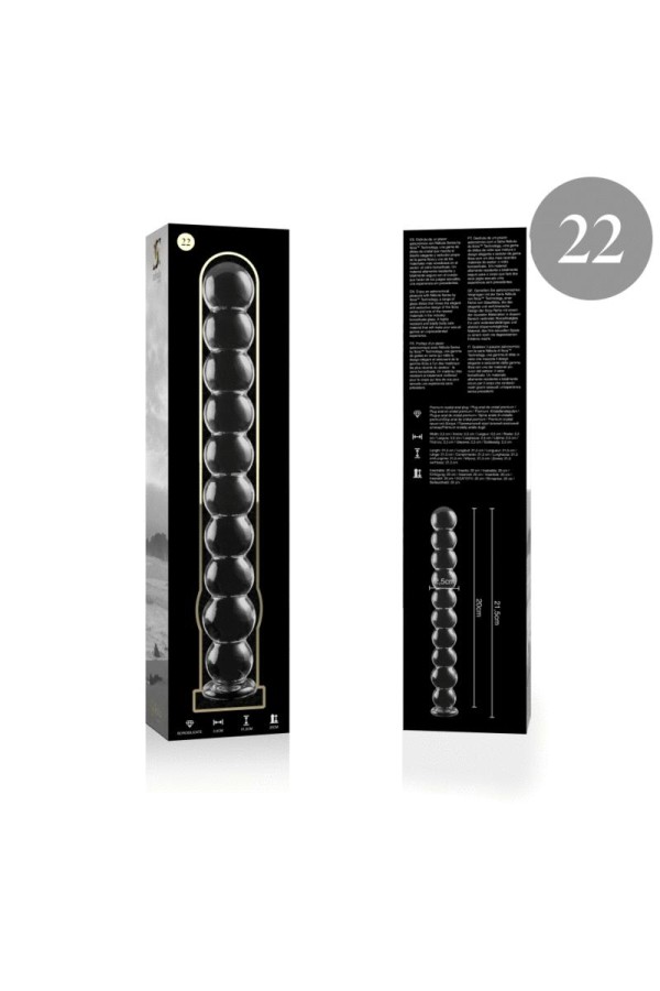 Modell 22 Dildo Borosilikatglas Klar 21.5 cm -O- 2.5 cm von Nebula Series By Ibiza kaufen | Fesselliebe