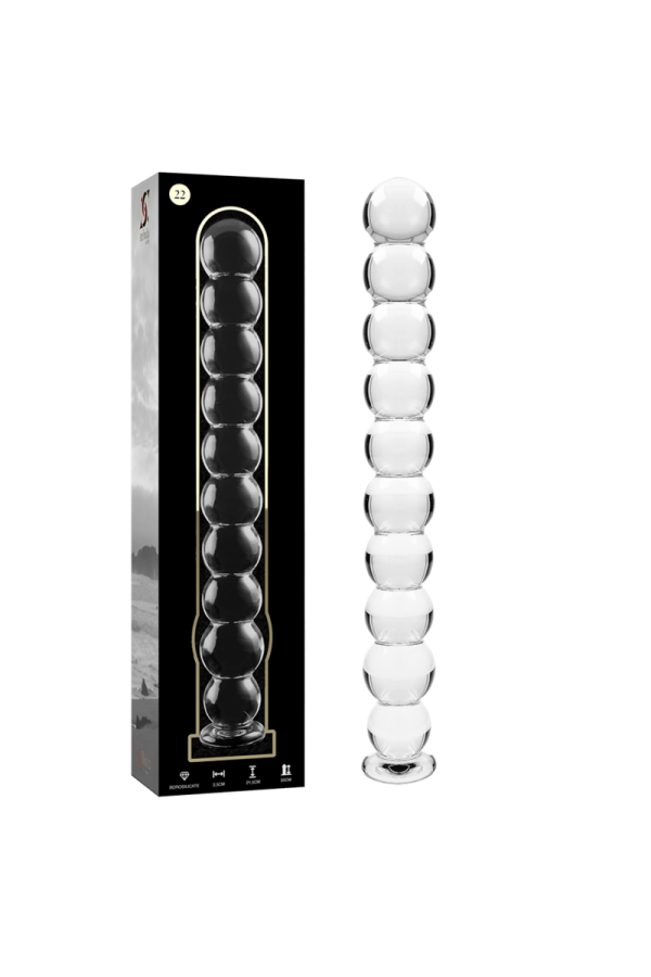 Modell 22 Dildo Borosilikatglas Klar 21.5 cm -O- 2.5 cm von Nebula Series By Ibiza kaufen | Fesselliebe