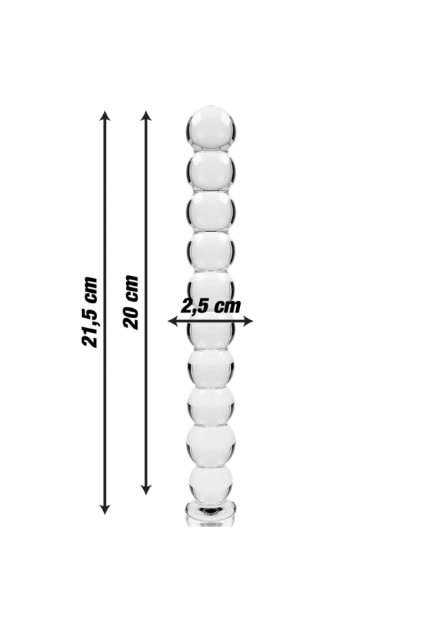 Modell 22 Dildo Borosilikatglas Klar 21.5 cm -O- 2.5 cm von Nebula Series By Ibiza kaufen | Fesselliebe