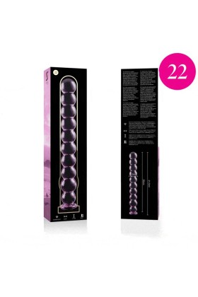Modell 22 Dildo Borosilikatglas Rosa 21.5 cm -O- 2.5 cm von Nebula Series By Ibiza kaufen | Fesselliebe
