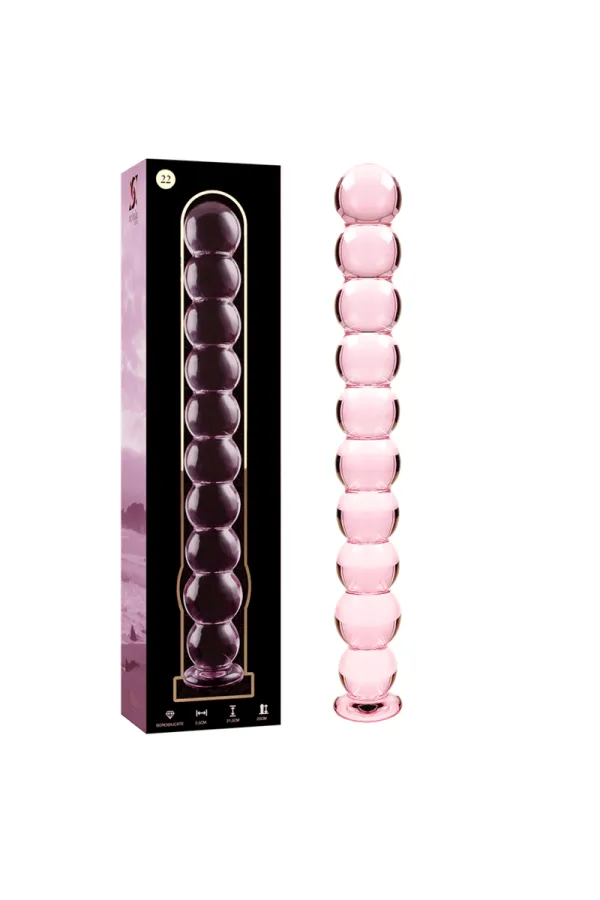 Modell 22 Dildo Borosilikatglas 21,5 X 2,5 cm Rosa von Nebula Series By Ibiza kaufen - Fesselliebe