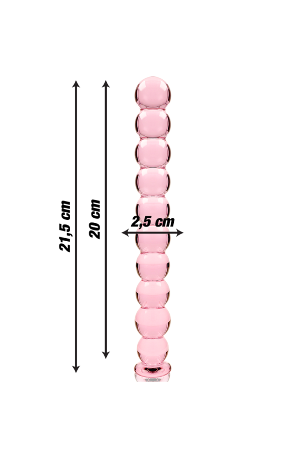 Modell 22 Dildo Borosilikatglas Rosa 21.5 cm -O- 2.5 cm von Nebula Series By Ibiza kaufen | Fesselliebe