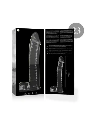 Modell 23 Dildo Borosilikatglas Klar 21.5 cm -O- 4 cm von Nebula Series By Ibiza