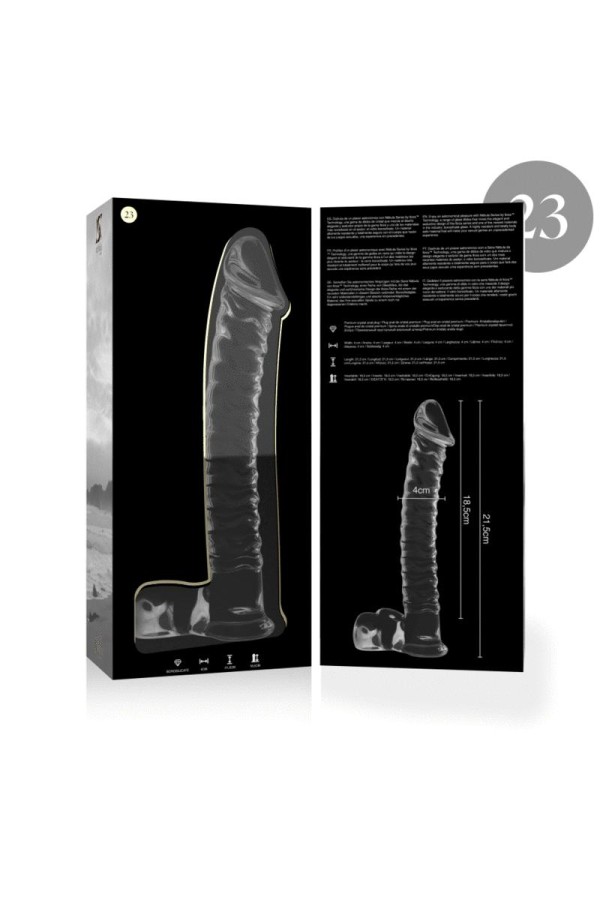 Modell 23 Dildo Borosilikatglas Klar 21.5 cm -O- 4 cm von Nebula Series By Ibiza kaufen | Fesselliebe