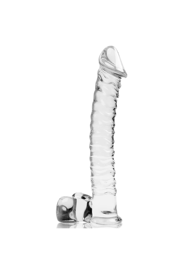 Modell 23 Dildo Borosilikatglas Klar 21.5 cm -O- 4 cm von Nebula Series By Ibiza