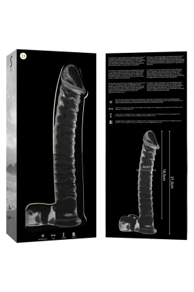 Modell 23 Dildo Borosilikatglas Klar 21.5 cm -O- 4 cm von Nebula Series By Ibiza