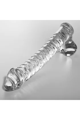 Modell 23 Dildo Borosilikatglas Klar 21.5 cm -O- 4 cm von Nebula Series By Ibiza