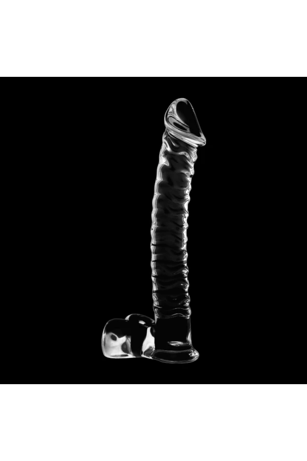 Modell 23 Dildo Borosilikatglas Klar 21.5 cm -O- 4 cm von Nebula Series By Ibiza