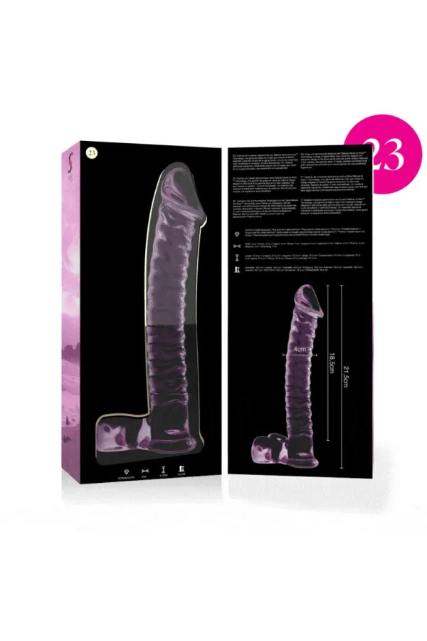 Modell 23 Dildo Borosilikatglas 21,5 X 4 cm Rosa von Nebula Series By Ibiza kaufen - Fesselliebe